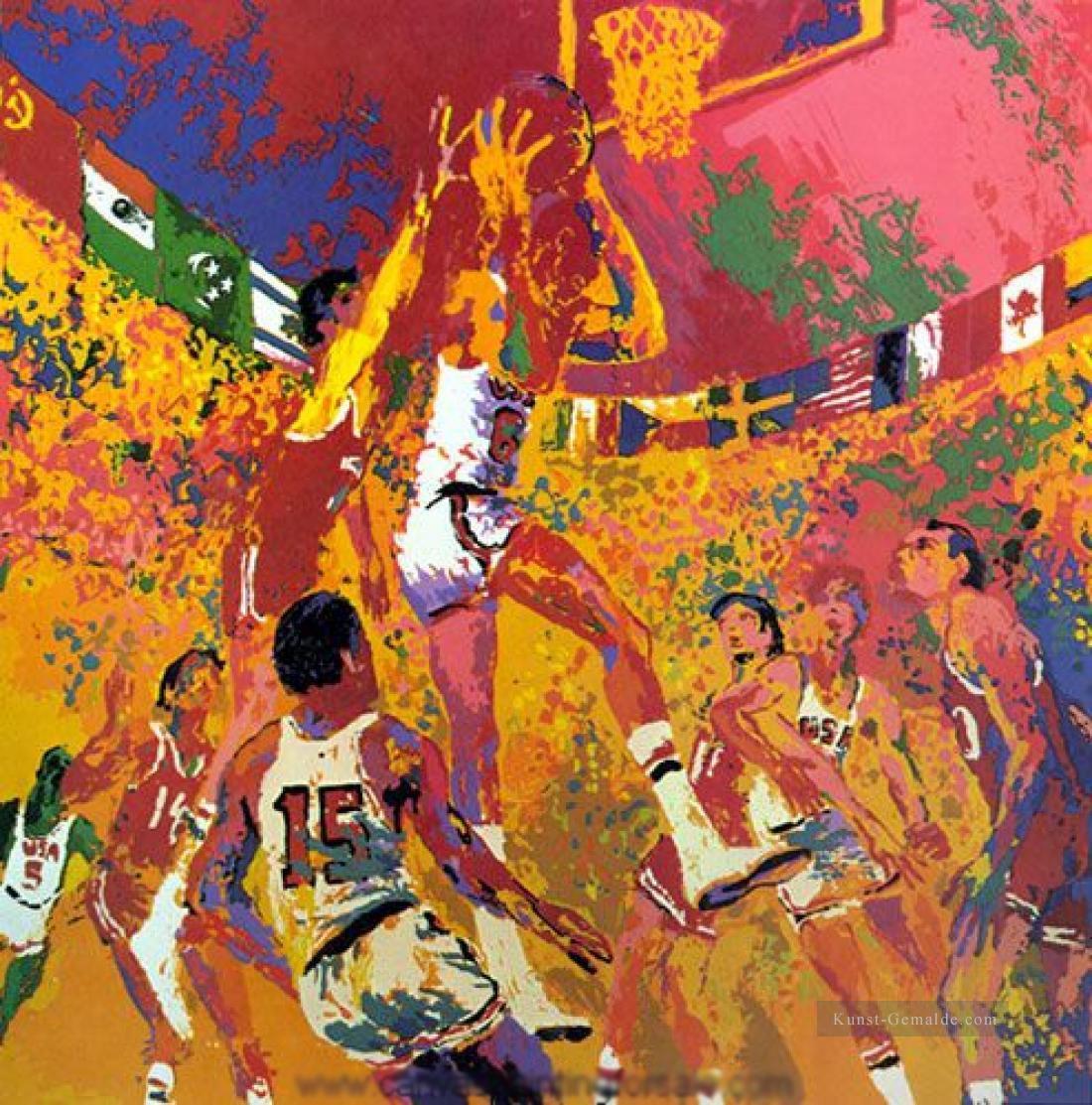 Basketball 12 2 impressionistischen Ölgemälde
